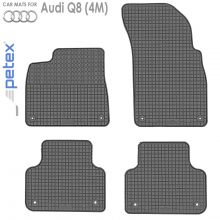 Коврики Audi Q8 (4M) от 2018 -  в салон резиновые Petex (Германия) - 4 шт.