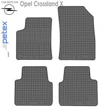 Коврики Opel Crossland X от 2017 -  в салон резиновые Petex (Германия) - 4 шт.