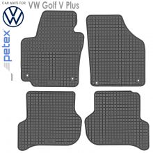 Коврики Volkswagen Golf V Plus от 2003 - 2009 в салон резиновые Petex (Германия) - 4 шт.
