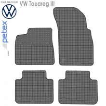 Коврики Volkswagen Touareg III от 2018 -  в салон резиновые Petex (Германия) - 4 шт.