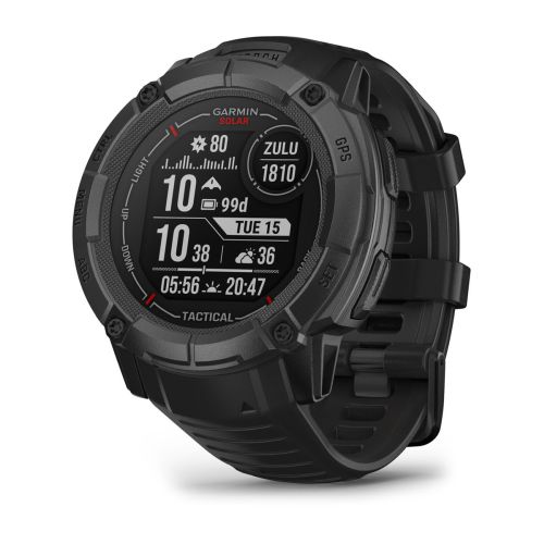 Умные часы Garmin Instinct 2X Solar Tactical Edition, черный
