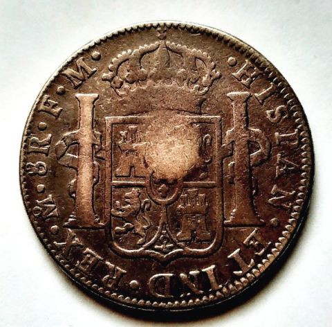 1 доллар 1797 Великобритания XF Война с Францией