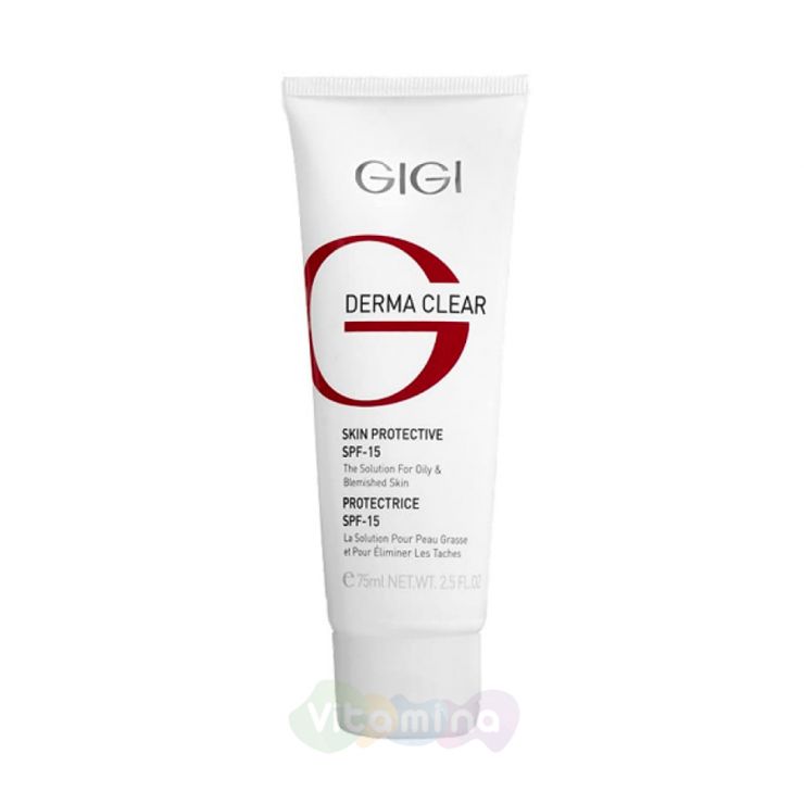 GiGi Крем увлажняющий защитный Derma Clear Cream Protective SPF15