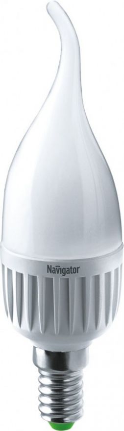 Светодиодная лампа Navigator Свеча на ветру E14 7W(500lm) 2700 2K 132x37 NLL-FC37-7-230-2.7K-E14-FR (10!) 94495