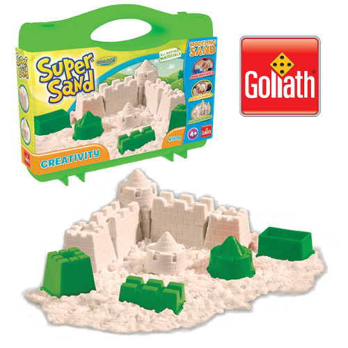 Песок SUPER CREATIVE с чемоданчиком Goliath GLH83232