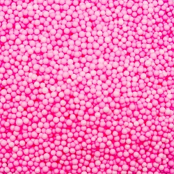 Шарики пенопласт, розовые, мелкие, D 2-3 мм, 10 гр