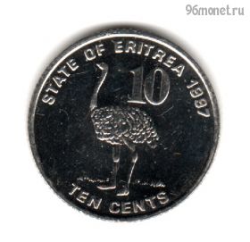 Эритрея 10 центов 1997