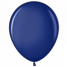 Шар (12"/ 30 см), тёмно-синий, пастель, 100 шт