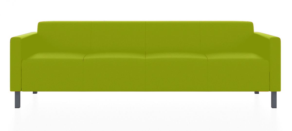 Четырехместный диван Евро (Цвет обивки жёлтый/оливково-жёлтый)
