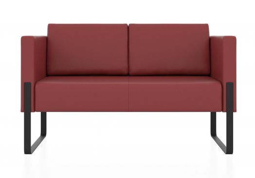 Двухместный диван Тренд (Цвет обивки красный)