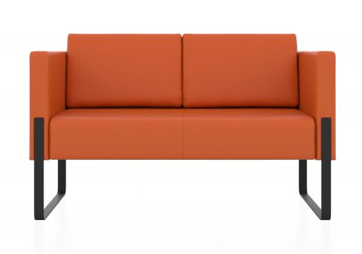 Двухместный диван Тренд (Цвет обивки оранжевый)