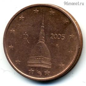Италия 2 евроцента 2005
