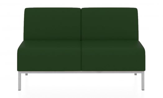 Двухместный модуль 1200x620x770 мм Компакт (Цвет обивки зелёный)