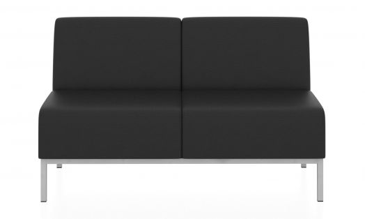 Двухместный модуль 1200x620x770 мм Компакт (Цвет обивки чёрный)