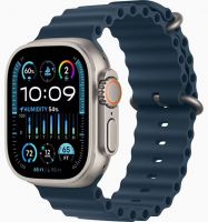 Apple Watch Ultra 2 49mm Titanium Case with Blue Ocean Band