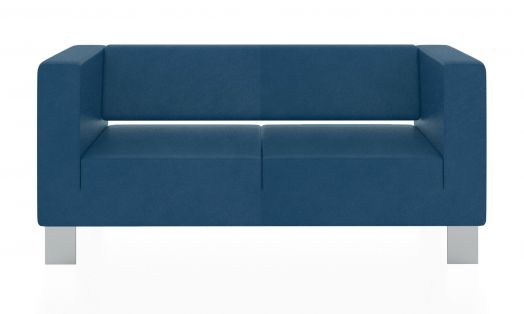 Двухместный диван Горизонт 1600x900x730 мм (Цвет обивки синий)