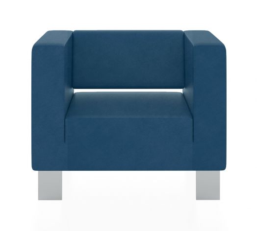 Кресло Горизонт 900x900x730 мм (Цвет обивки синий)