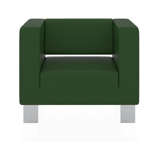 Кресло Горизонт 900x900x730 мм (Цвет обивки зелёный)