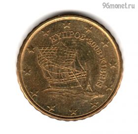 Кипр 10 евроцентов 2008