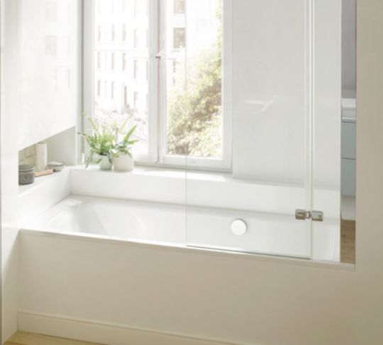 Прямоугольная стальная ванна Bette Select с боковым переливом 3420 правая 160х70 схема 5