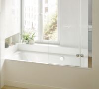 Прямоугольная встраиваемая ванна Bette Select с боковым переливом 3433 левая 180х80 схема 5