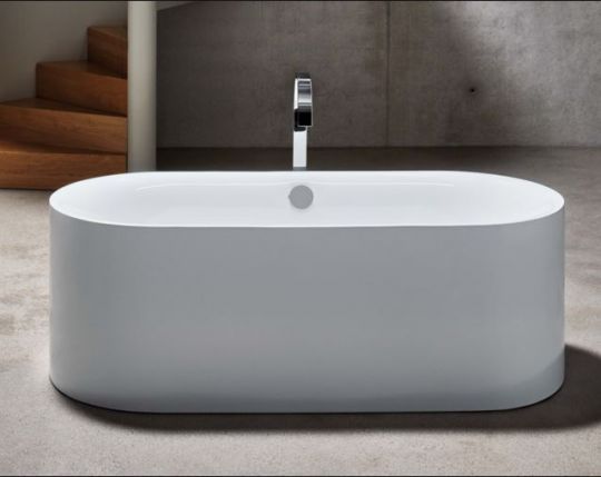 Овальная отдельностоящая ванна Bette Lux Oval Silhouette 3465 CFXXS 170х75 схема 6