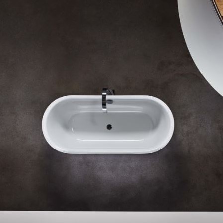 Овальная отдельностоящая ванна Bette BetteLux Oval Silhouette 3465 CFXXS 170х75 схема 7