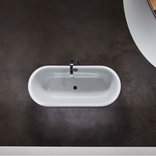 Овальная отдельностоящая ванна Bette Lux Oval Silhouette 3466 CFXXS 180х80 схема 7