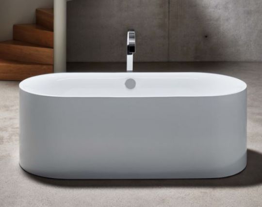 Овальная отдельностоящая ванна Bette Lux Oval Silhouette 3467 CFXXS 190х90 схема 6