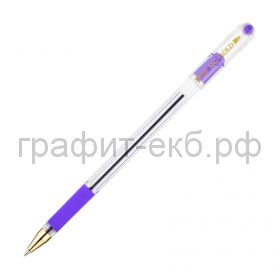 Ручка шариковая MunHwa MC GOLD маслянная основа фиолетовая BMC-09