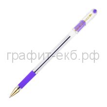 Ручка шариковая MunHwa MC GOLD маслянная основа фиолетовая BMC-09