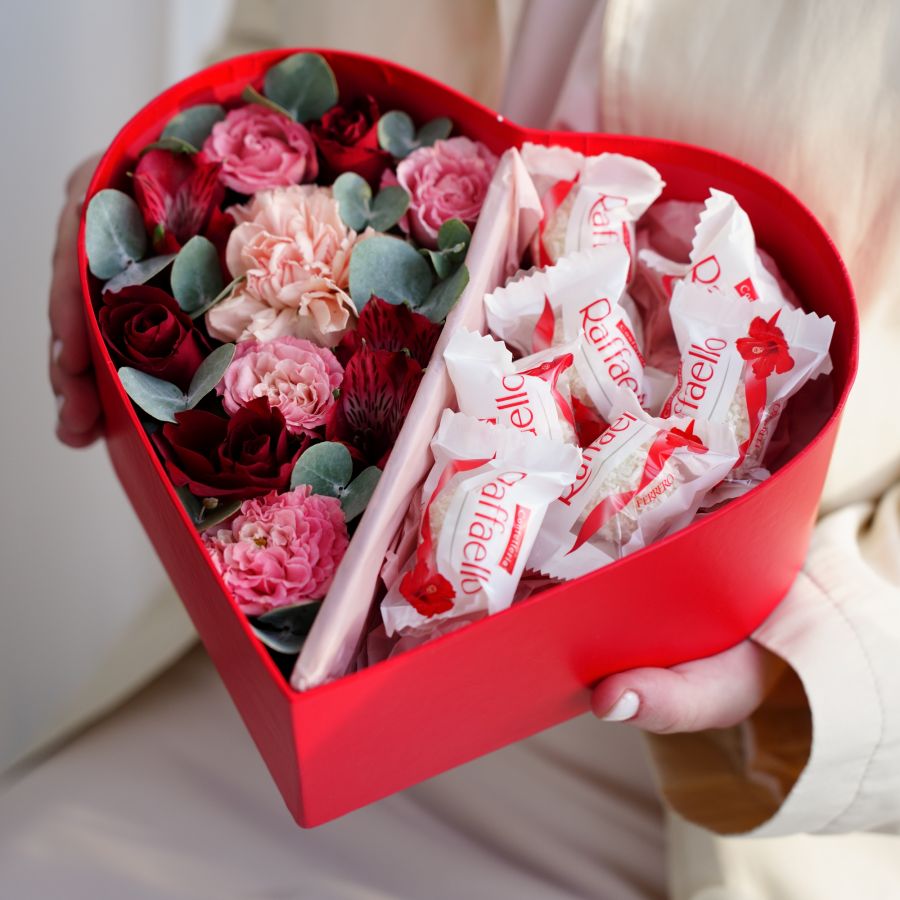 Сердце с розами «Валентинка»