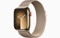 Apple Watch Milanese Series 9 45mm Gold Stainless Steel Case with Milanese Loop