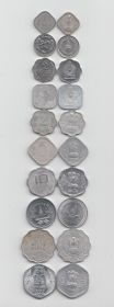 Набор 10 алюминиевых монет VF-UNC