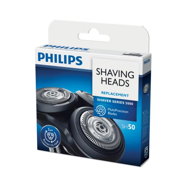 Бритвенный блок Philips SH50/50, Shaver series 5000, 5000 Series, серебристый