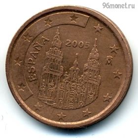 Испания 2 евроцента 2005