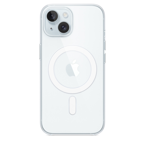 Прозрачный чехол MagSafe для iPhone 15