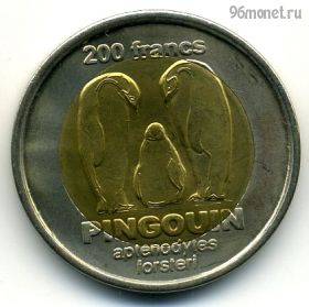 Острова Крозе 200 франков 2001