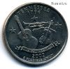 США 25 центов 2002 D Теннесси