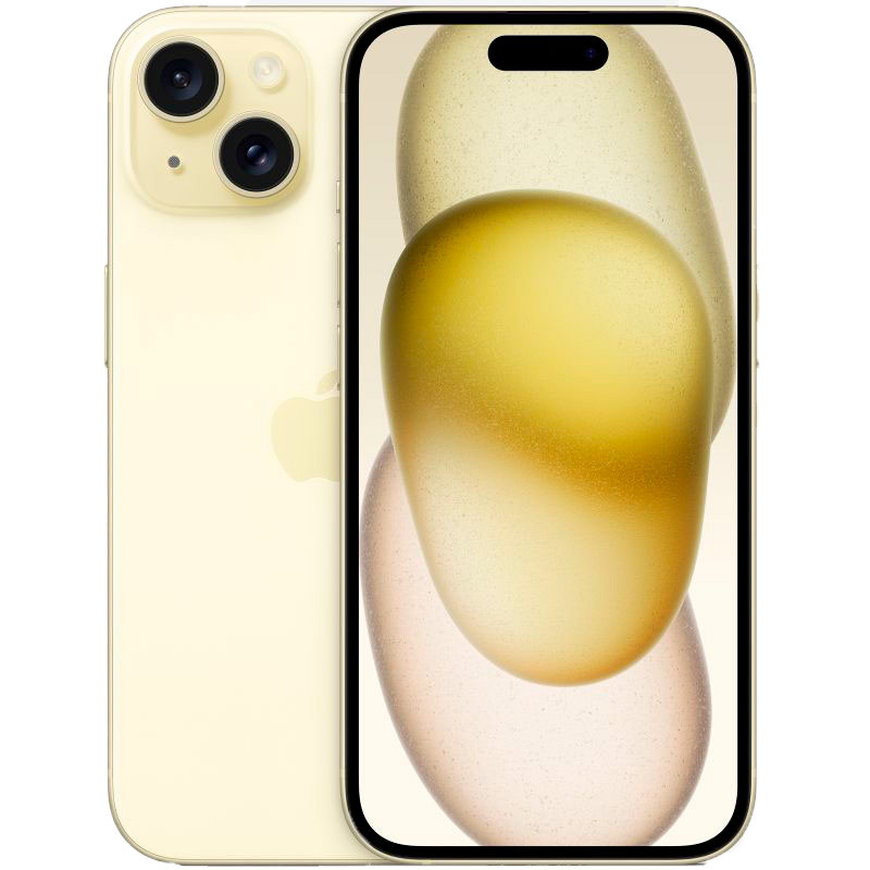 Apple iPhone 15 nano SIM+eSIM 128GB, желтый