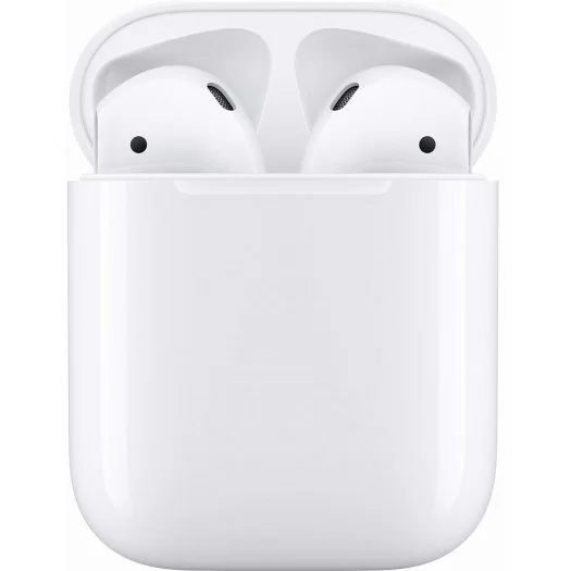 Беспроводные наушники Apple AirPods 2 (2019) в зарядном футляре, белый