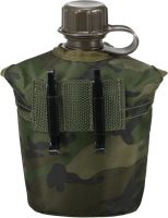 Армейская фляжка с котелком Military Flask в чехле 1 литр камуфляжный