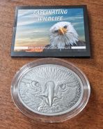 Фиджи 10 долларов "Захватывающая дикая природа. Белоголовый орлан" 2013 год Proof