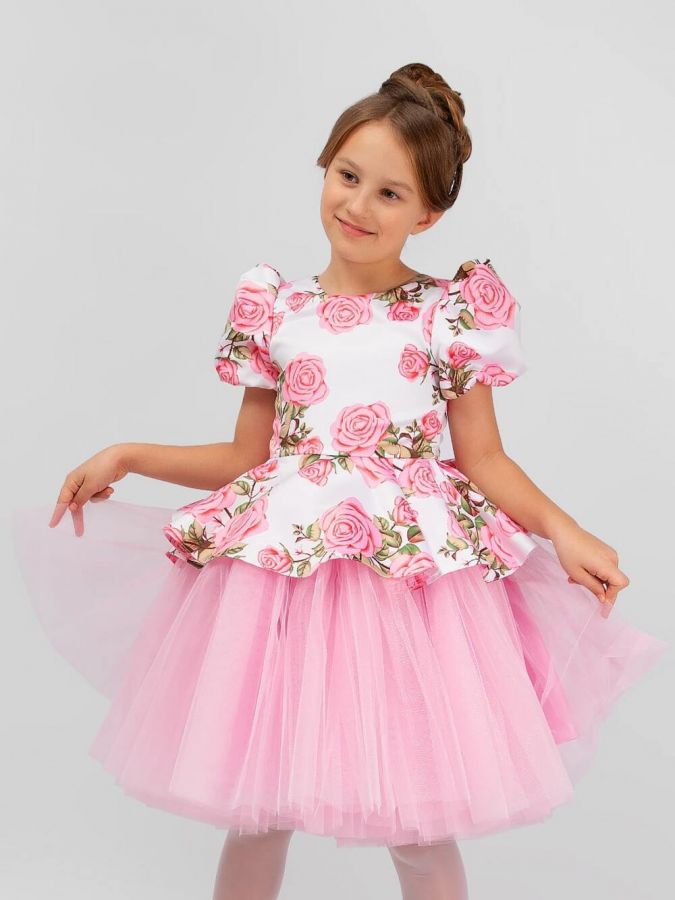 Платье нарядное для девочки SP2010 [розовый]