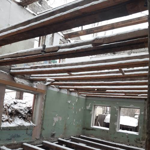 Демонтаж административного здания в г. Первоуральск.