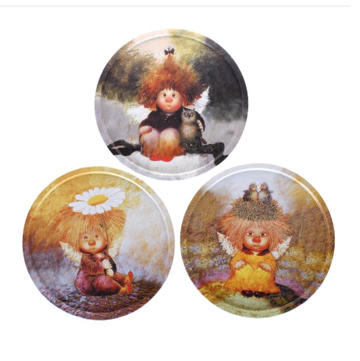 Набор тарелок декоративных "Ангел семейного счастья" TS015