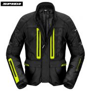 Куртка Spidi Traveler 3 Evo H2Out, Черно-неоново-желтая