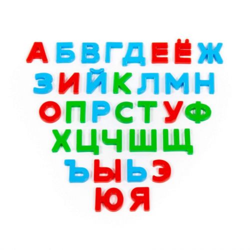 Набор "Первые уроки" на магнитах (33 буквы) (в пакете)