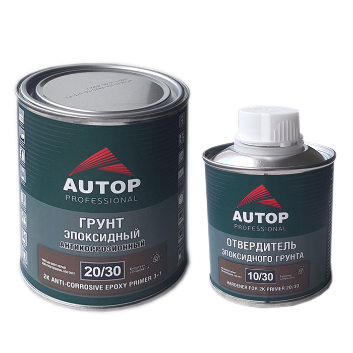 Autop Primer Epoxy 3+1 Грунт эпоксидный светло-серый + отвердитель, объем 750мл. + 250мл.