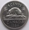 Королева Елизавета II 5 центов Канада 1964